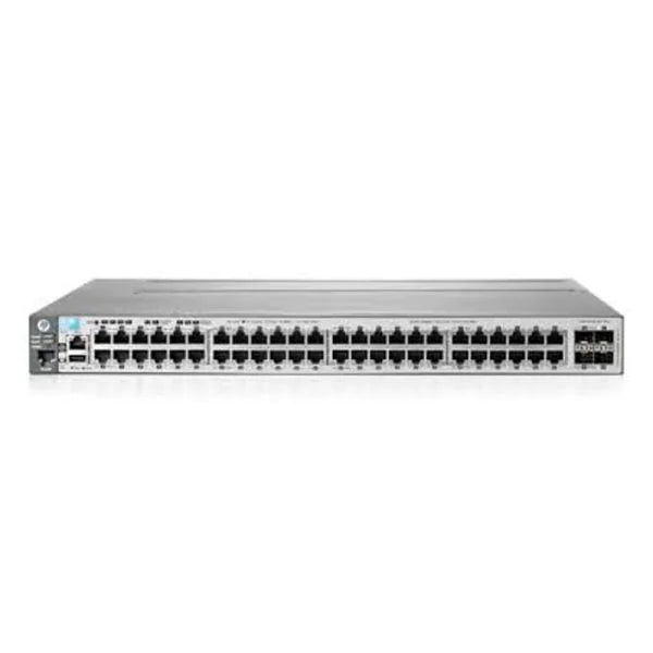 J9588A HP 3800-48G-PoE+-4XG | HPE 3800 Series 48-Port Gigabit PoE+ Switch with 4x 10GbE Uplinks (1U)