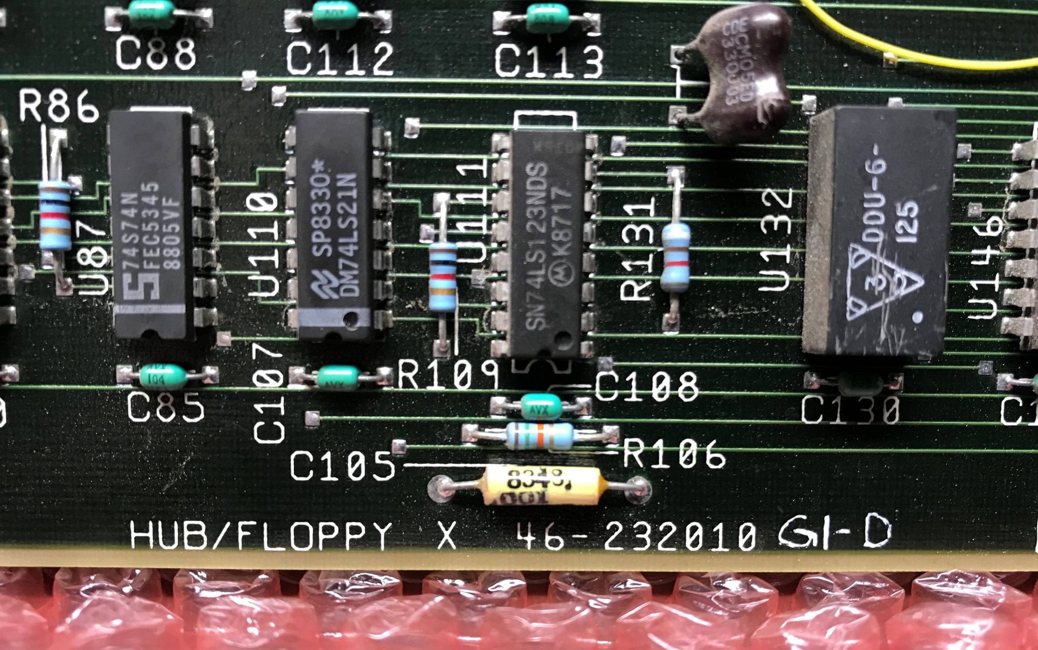 Hub/Floppy X Board ( 46-232010 G1-D ) GE Advantx