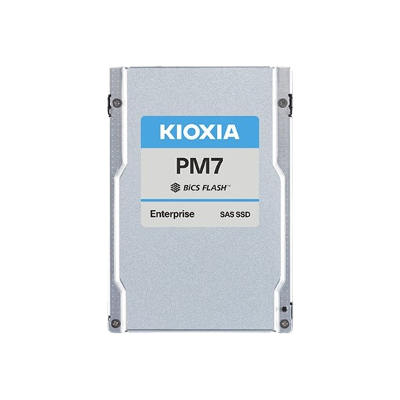 KPM7VRUG7T68, Kioxia PM7-R 2.5" 7.68 TB SAS BiCS FLASH TLC, SSD - NEW
