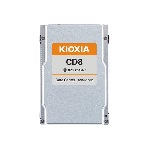 KCD8XRUG1T92, Kioxia CD8-R 2.5" 1.92 TB PCI Express 4.0 BiCS FLASH TLC NVMe, SSD - NEW
