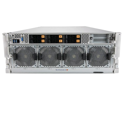 SYS-420GP-TNAR+ SuperMicro GPU SuperServer, 2 x Intel Xeon Gold 6338N, 8 x 64GB RAM, 2 x 1.92TB NVMe SSD, 2 x 960GB NVMe SSD, 1 x NVIDIA A100 640GB 8-WAY HGX BASEBOARD - NEW
