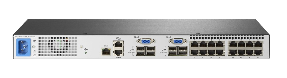 AF652A HPE 0x2x16 G3 KVM Console Switch - NEW