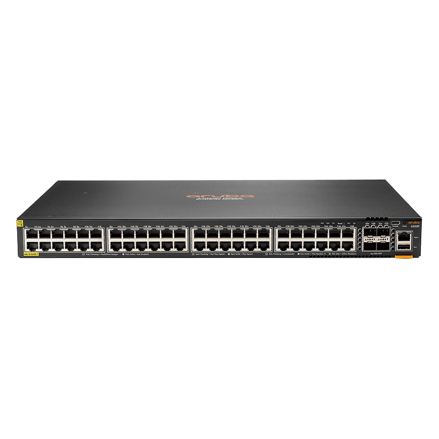 JL668A ARUBA CX 6300F 24-port 1GbE and 4-port SFP56 Switch - RENEW