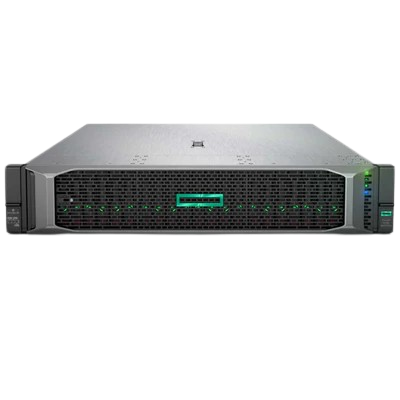 P38411-B21 HPE ProLiant DL385 Gen10 Plus v2 8SFF Server, 2 x AMD EPYC 7C13, 8 x 32GB RAM, 4 x 3.84TB NVMe SSD, 1 x MR416i-a, 2 x 800W PSU - RENEW