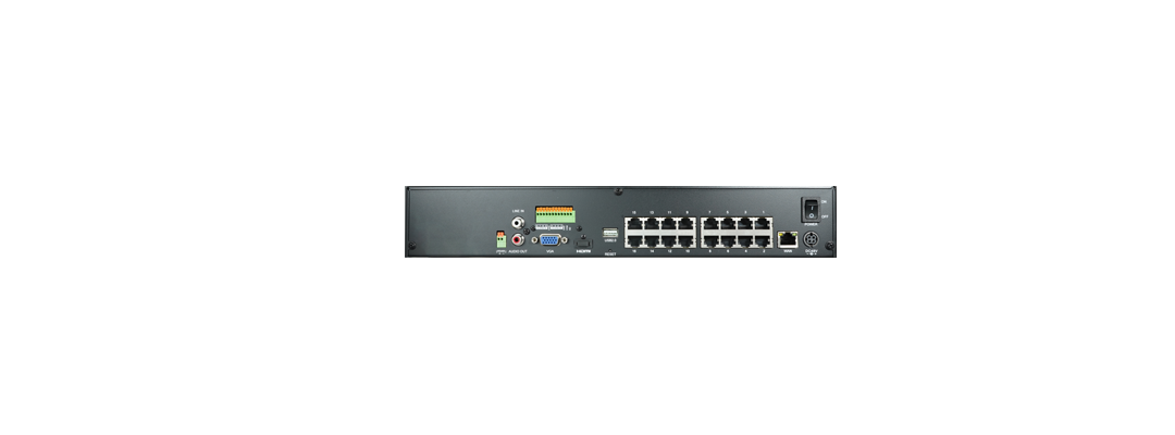 LILIN NVR6216E-1X16TB 16 CH PoE 4K Standalone Network Video Recorder