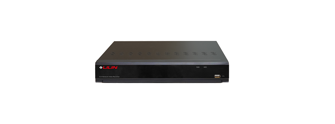 LILIN NVR6104E-V No Storage  4 CH PoE 4K Standalone Network Video Recorder