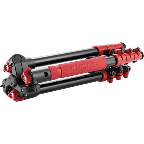 Manfrotto MKBFRA4R-BH Befree Compact Travel Tripod Red