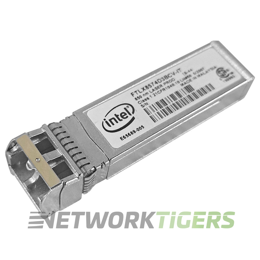 NEW Intel FTLX8574D3BCV-IT 10GB FC 850nm MMF SFP+ Transceiver