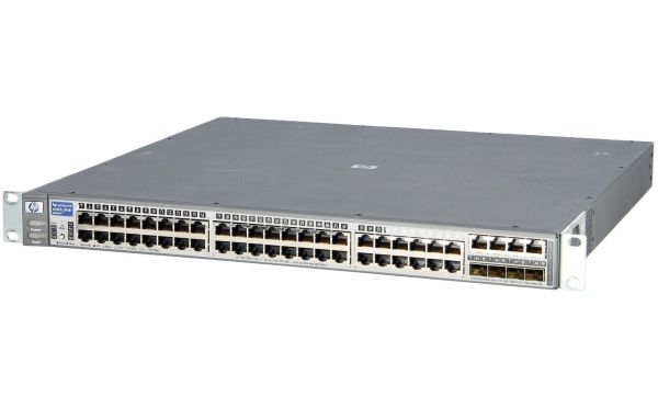 J4904A#ABA - HP ProCurve 2848 48-Ports 1GbE RJ-45 Layer 2 Managed Rack-mountable Network Switch with 4-Ports SFP