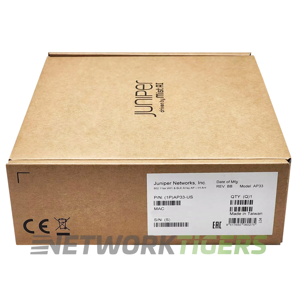 NEW Juniper AP33-US Wi-Fi 6 802.11ax US Internal Omni Dir Antennas Indoor WAP