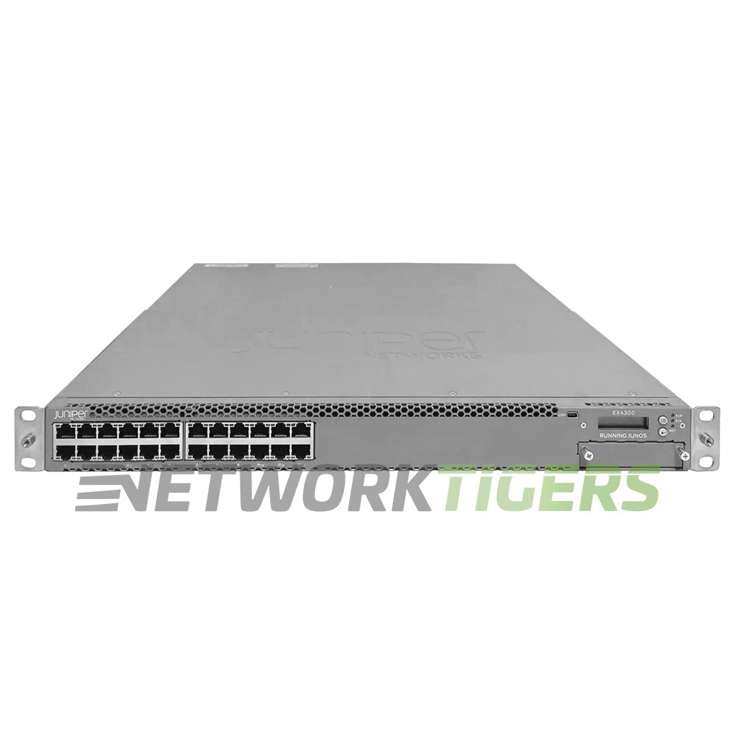 NEW Juniper EX4300-24T-TAA 24x 1GB RJ45 4x 40GB QSFP+ F-B Air (TAA) Switch