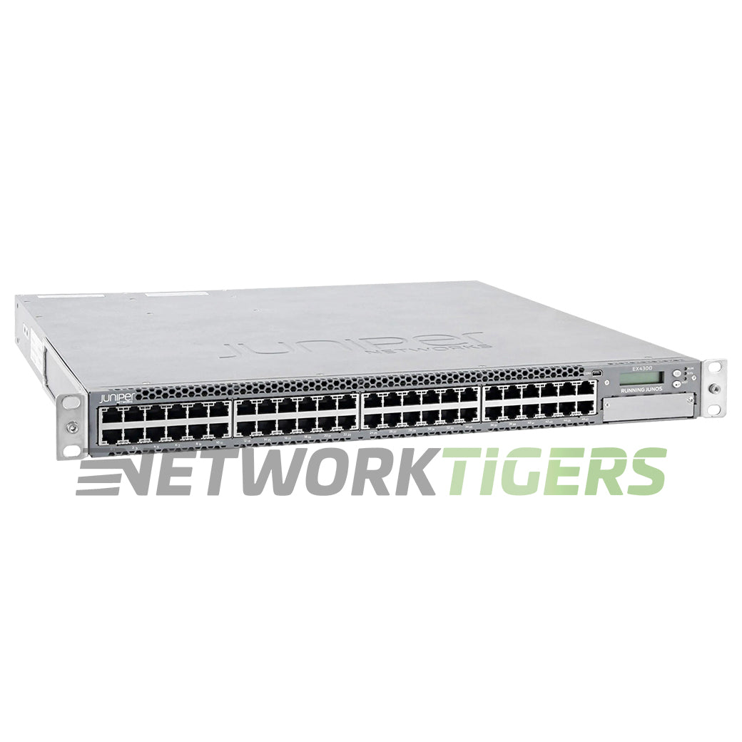 Juniper EX4300-48T-TAA 48x 1GB RJ-45 4x 40GB QSFP+ F-B Airflow AC Switch