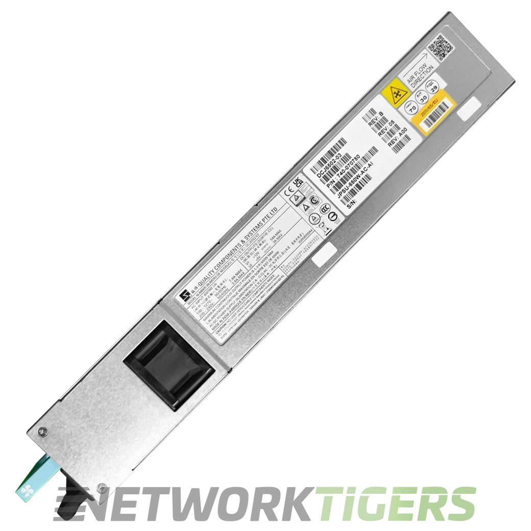 NEW Juniper JPSU-650W-AC-AI QFX5120 Series 650W AC B-F Airflow Power Supply