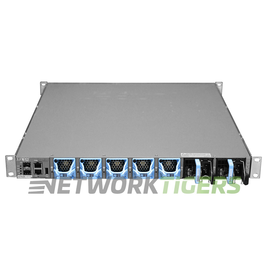 NEW Juniper QFX5100-24Q-3AFI 24x 40GB QSFP+ 2x Mod Slot Back-to-Front Air Switch