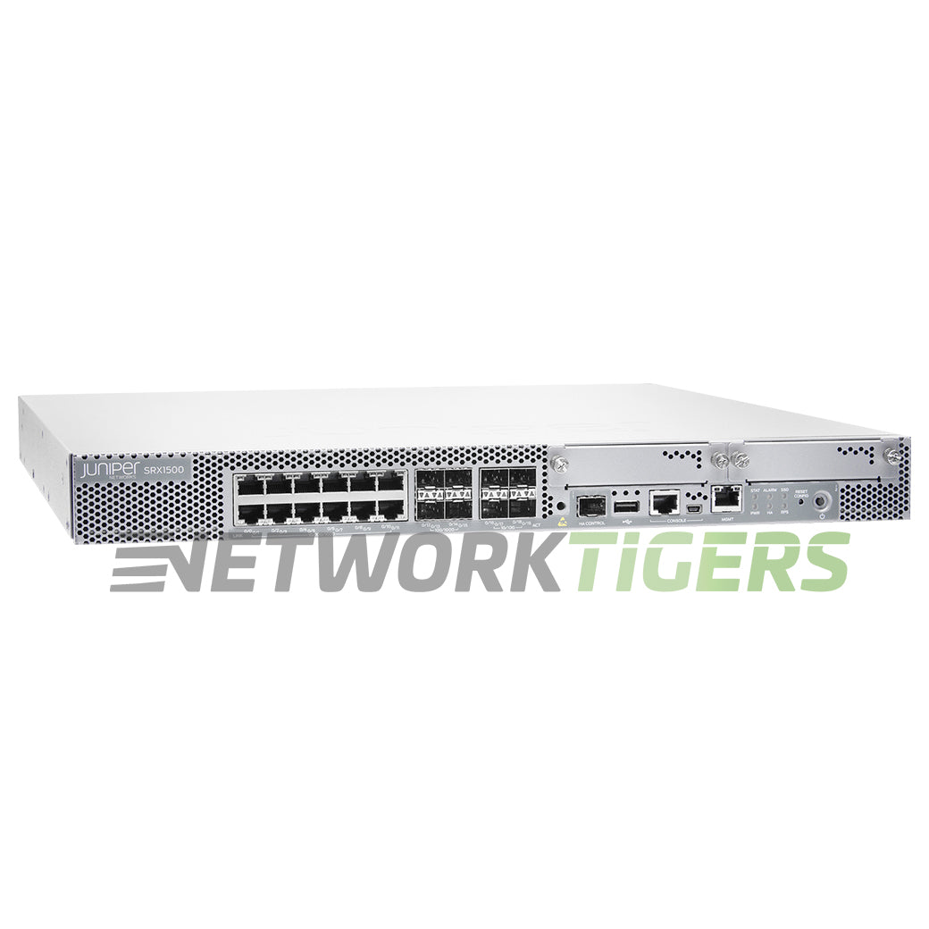 NEW Juniper SRX1500-AC 12x 1GB RJ45 4x 1GB SFP 4x 10GB SFP+ 2x PIM Firewall