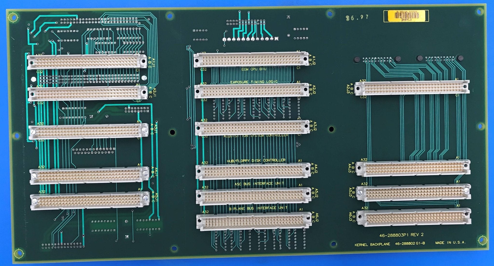 Kernel Backplane (46-288803P1 Rev 2) GE Advantx