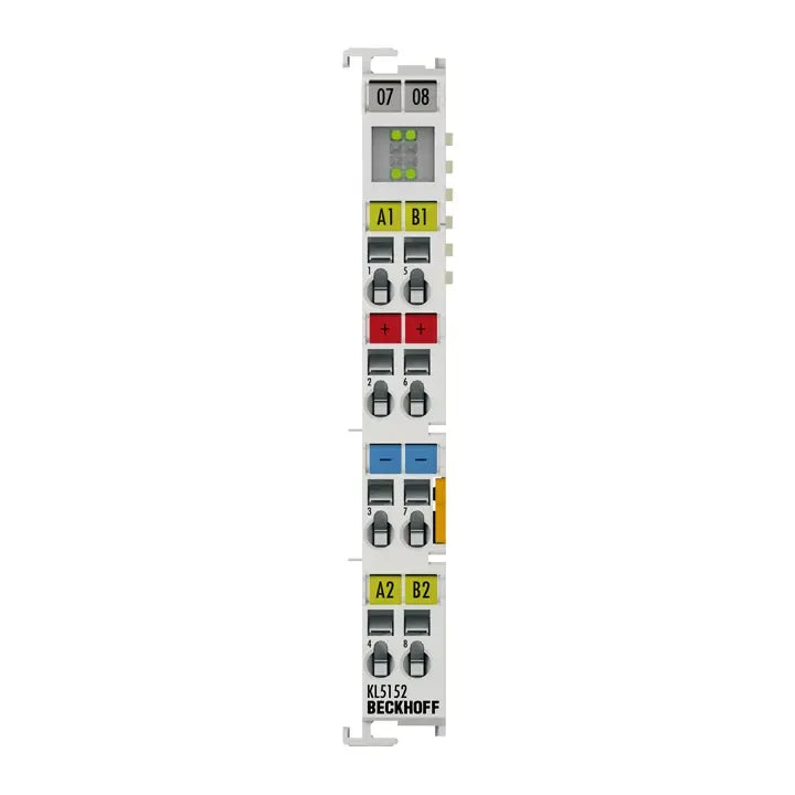 KL5152 | Beckhoff 2-Channel Incremental Encoder Interface Bus Terminal, 24 V DC HTL, 100 kHz