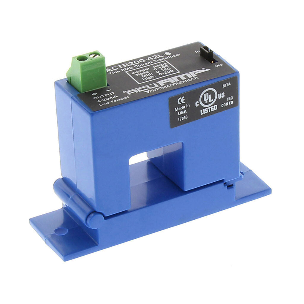 ACTR200-42L-S | AcuAMP 1-Phase Split-Core AC Current Transducer 4–20mA