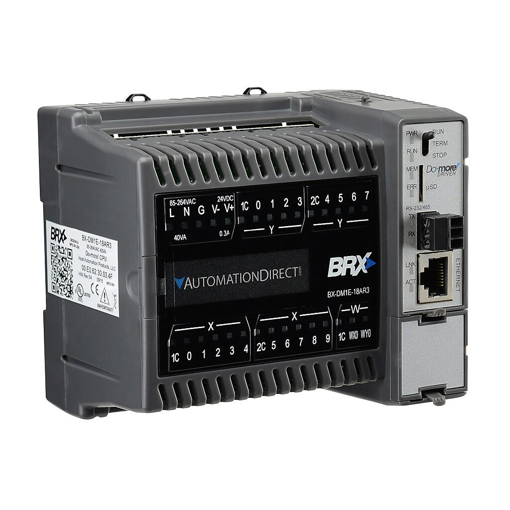 BX-DM1E-18AR3 | AutomationDirect BRX Do-more PLC 18-Point AC Relay