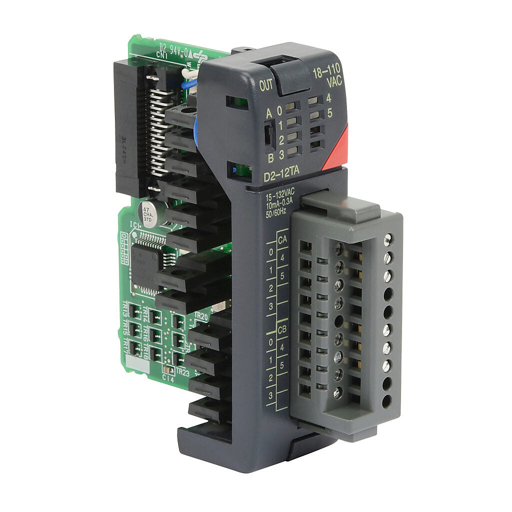 D2-12TA | Automation Direct DL205 12-Point 24–120VAC Discrete Output Module