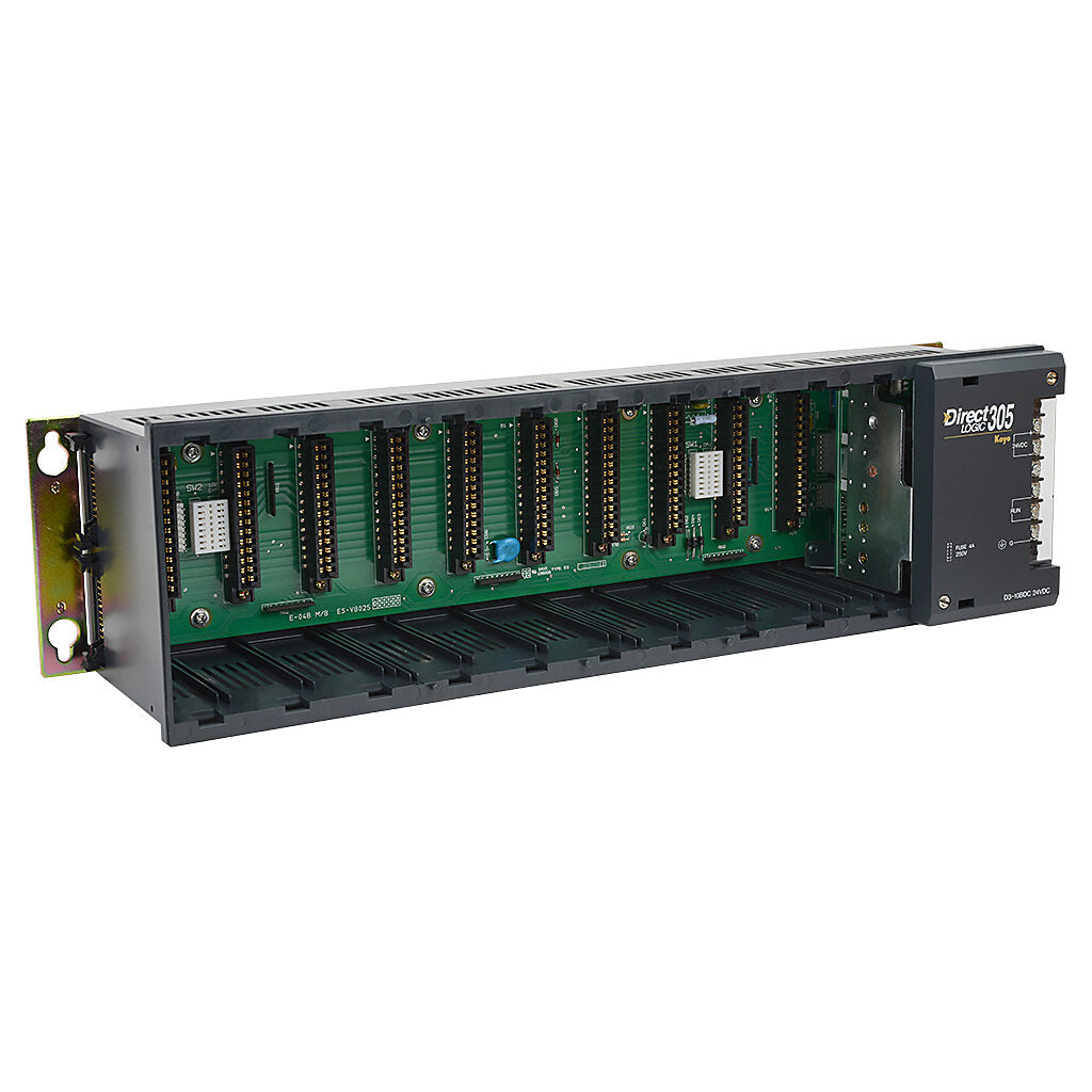 D3-10BDC | Automation Direct DirectLOGIC DL305 10-Slot I/O Base Panel Mount