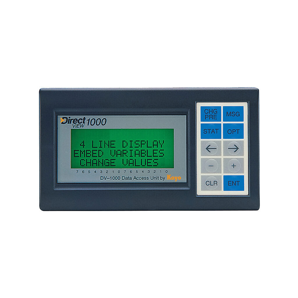 DV-1000 | Automation Direct DirectVIEW 4x16 LCD Timer/Counter Access Panel