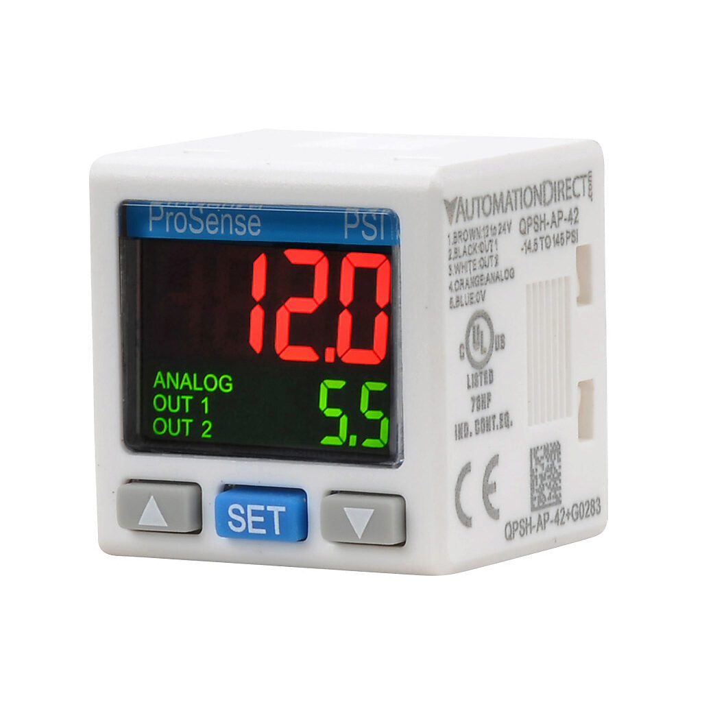 QPSH-AP-42 | ProSense Digital Pressure Sensor -14.5 to 145 psig