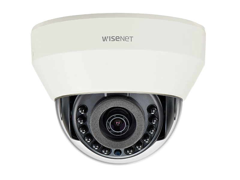 Hanwha LND-6021R 4MP IR 3mm Fixed Indoor Dome Network Camera