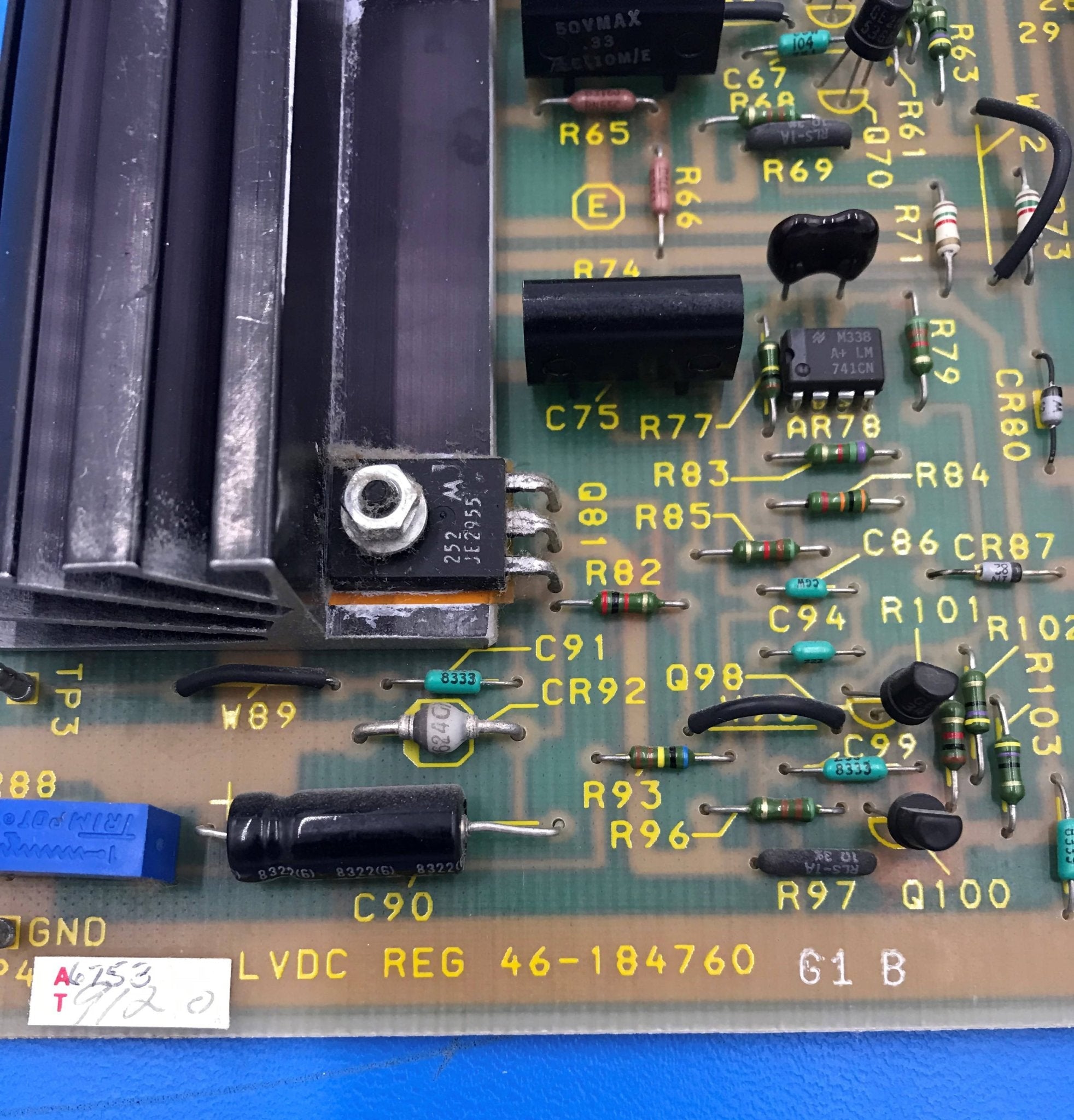 LVDC Regulator PCB (46-184760 G1 B ) GE Advantx
