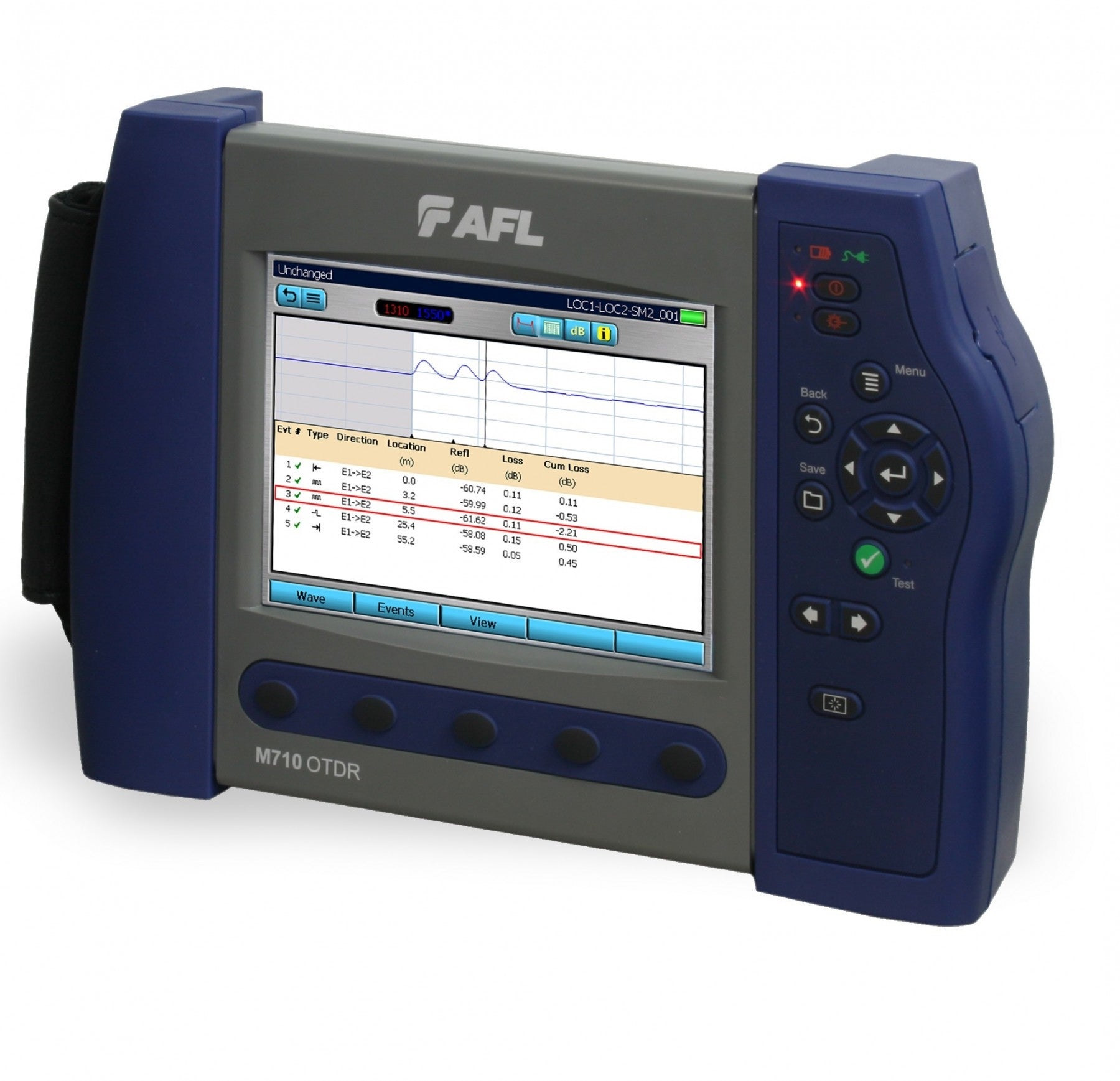 AFL OTDR Single Mode 1310/1550/1625nm ROHS ENG