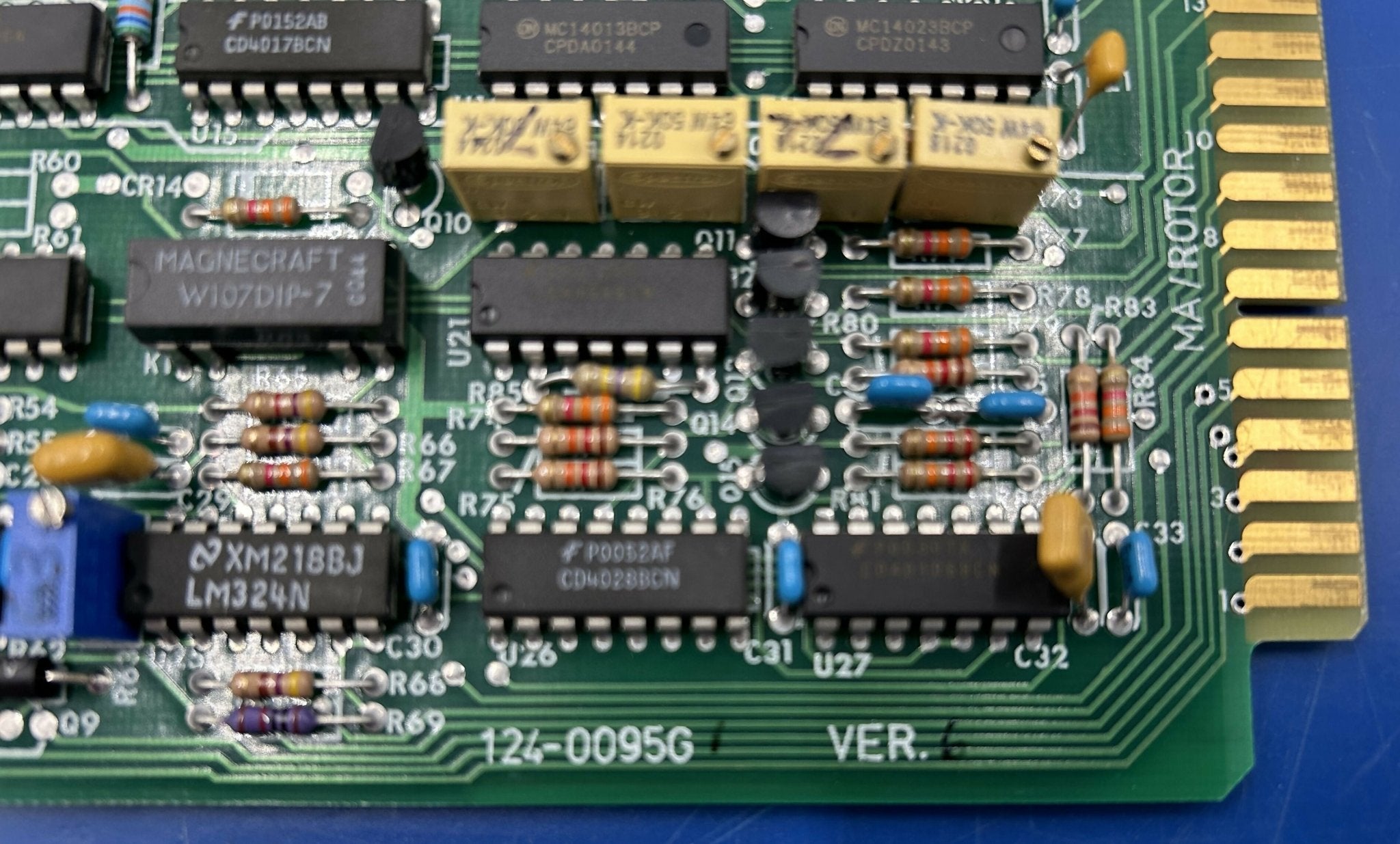 MA / ROTOR BOARD (124-0095 G1 VER 6) GENDEX/DEL MEDICAL