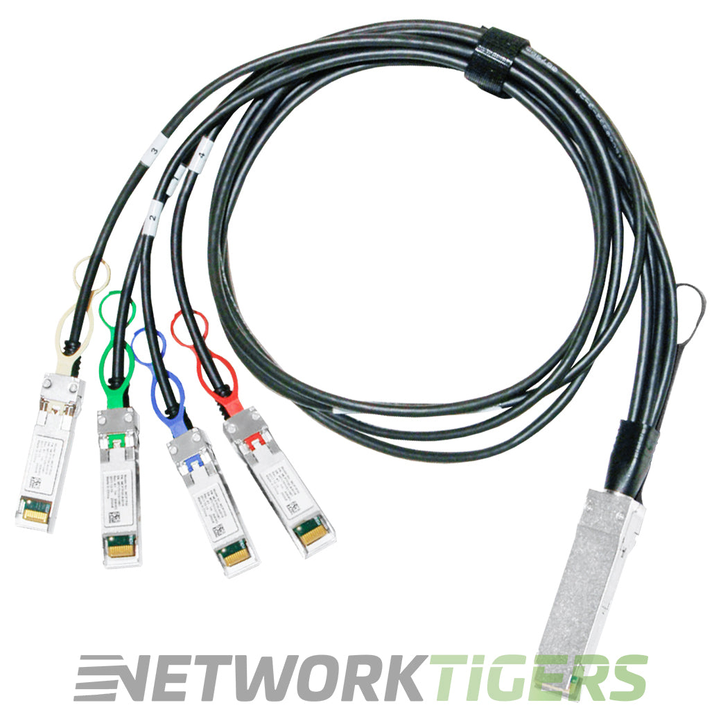 NEW Nvidia Mellanox MCP7F00-A002R30N 2m 100GB QSFP28 to 4x SFP28 Breakout Cable