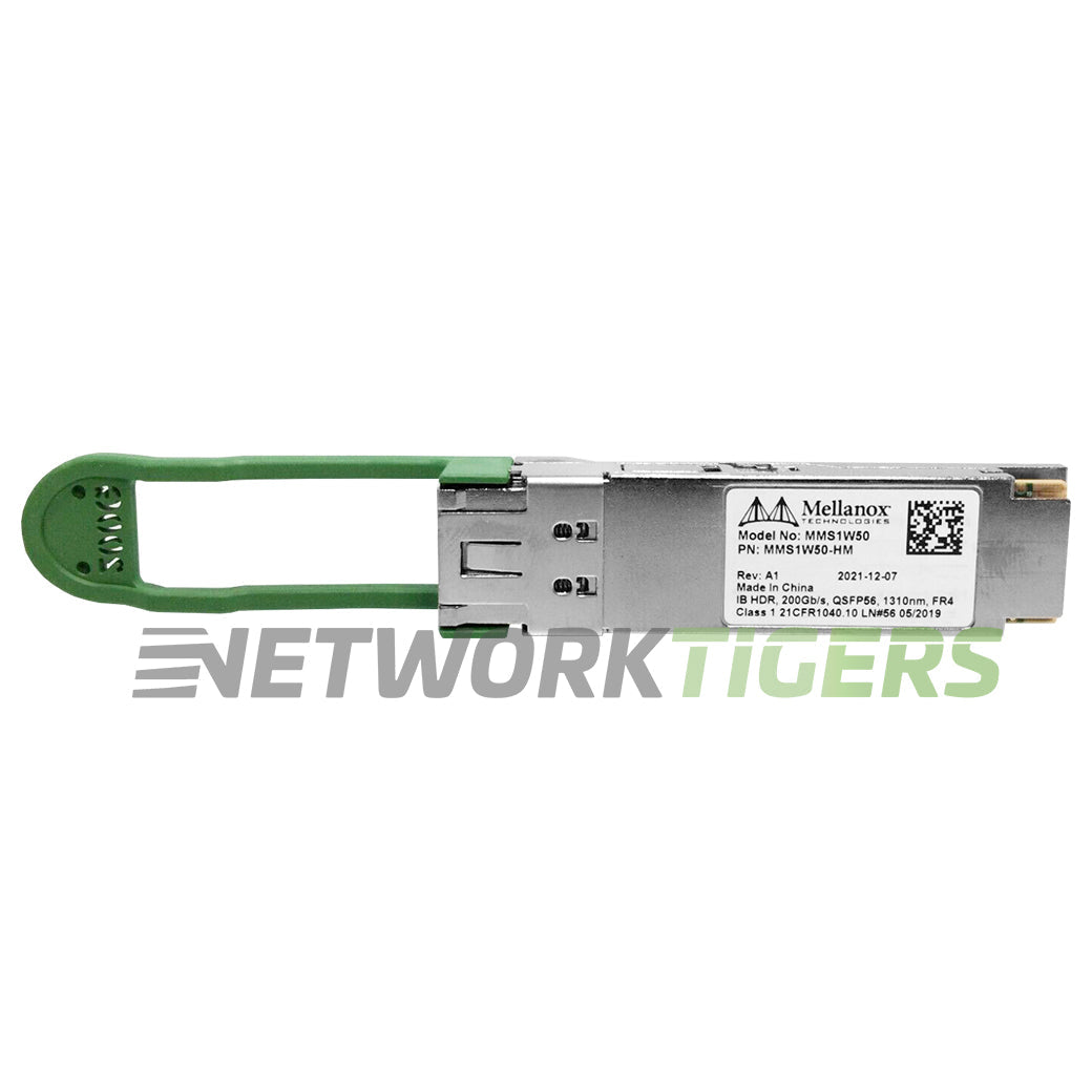NEW Nvidia Mellanox MMS1W50-HM 200GB 1310nm 2km Duplex LC SMF QSFP56 Transceiver