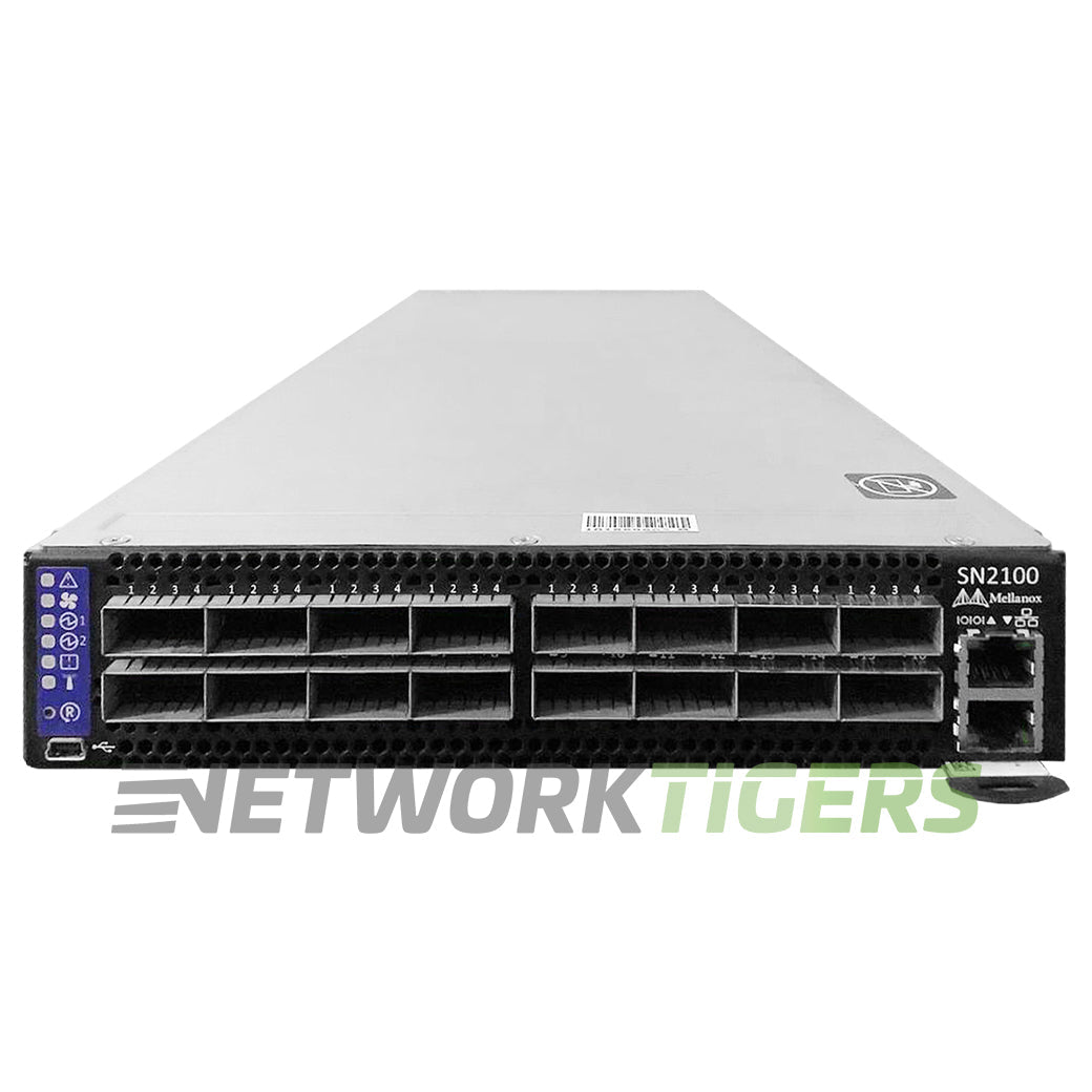 Nvidia Mellanox MSN2100-BB2RC 16x 40GB QSFP28 F-B Air (C2P) Cumulus Linux Switch