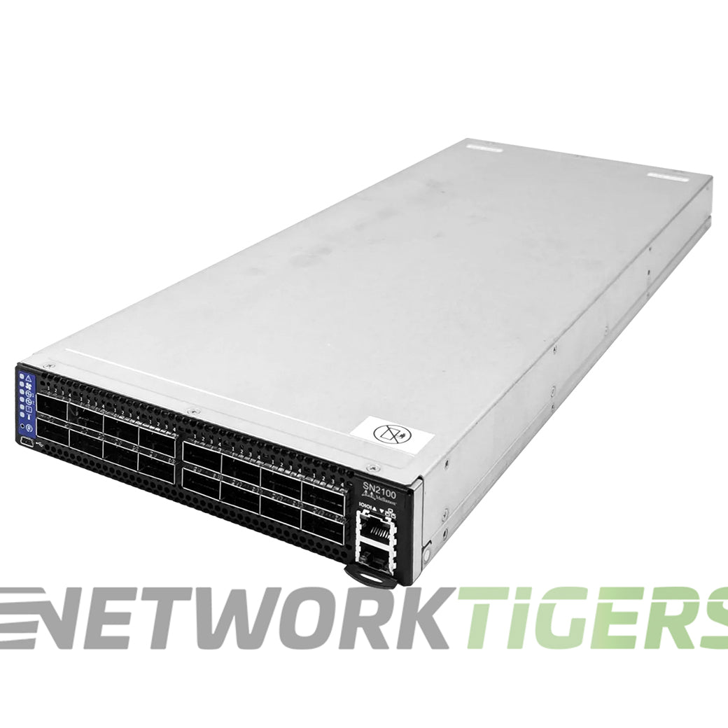 Nvidia Mellanox MSN2100-CB2FC 16x 100GB QSFP28 B-F (P2C) Cumulus Linux Switch