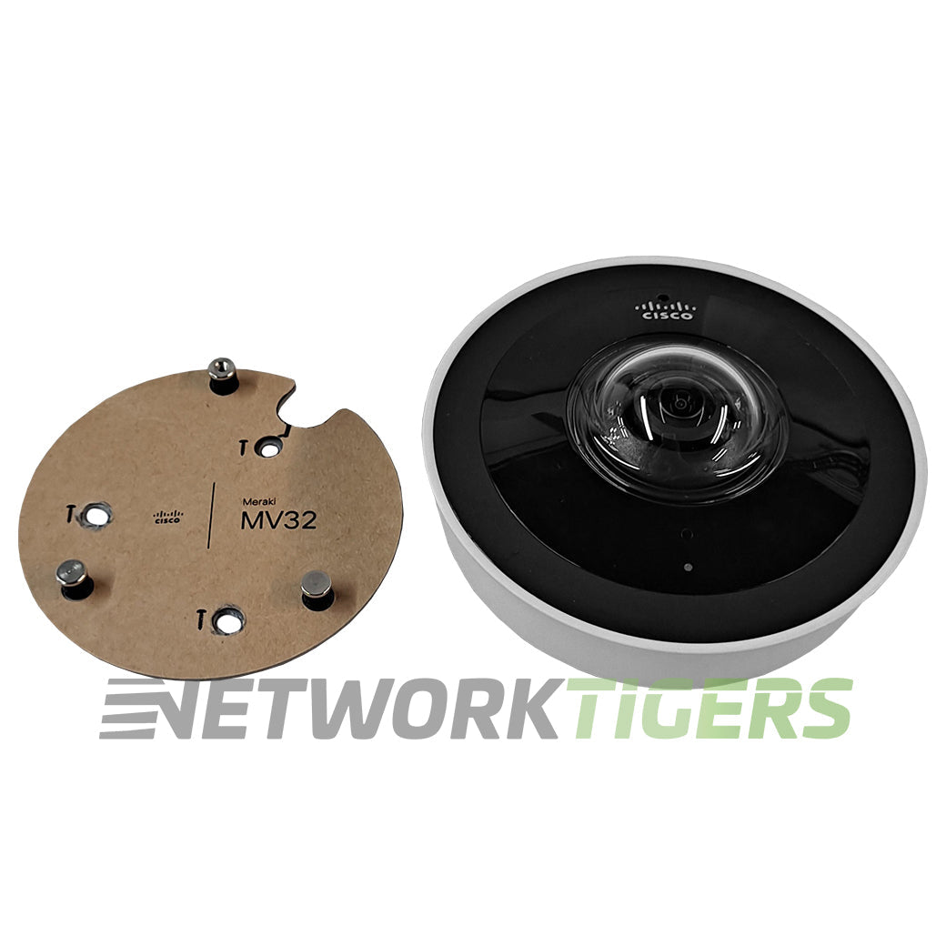 NEW Cisco Meraki MV32-HW MV32 Series Unclaimed 256GB Indoor Fisheye Camera