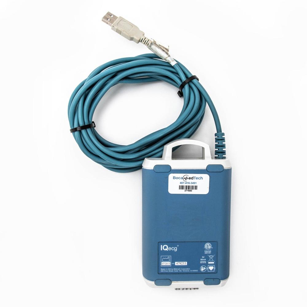 Midmark IQecg Digital Portabel ECG EKG Monitoring System 30 Day Warranty