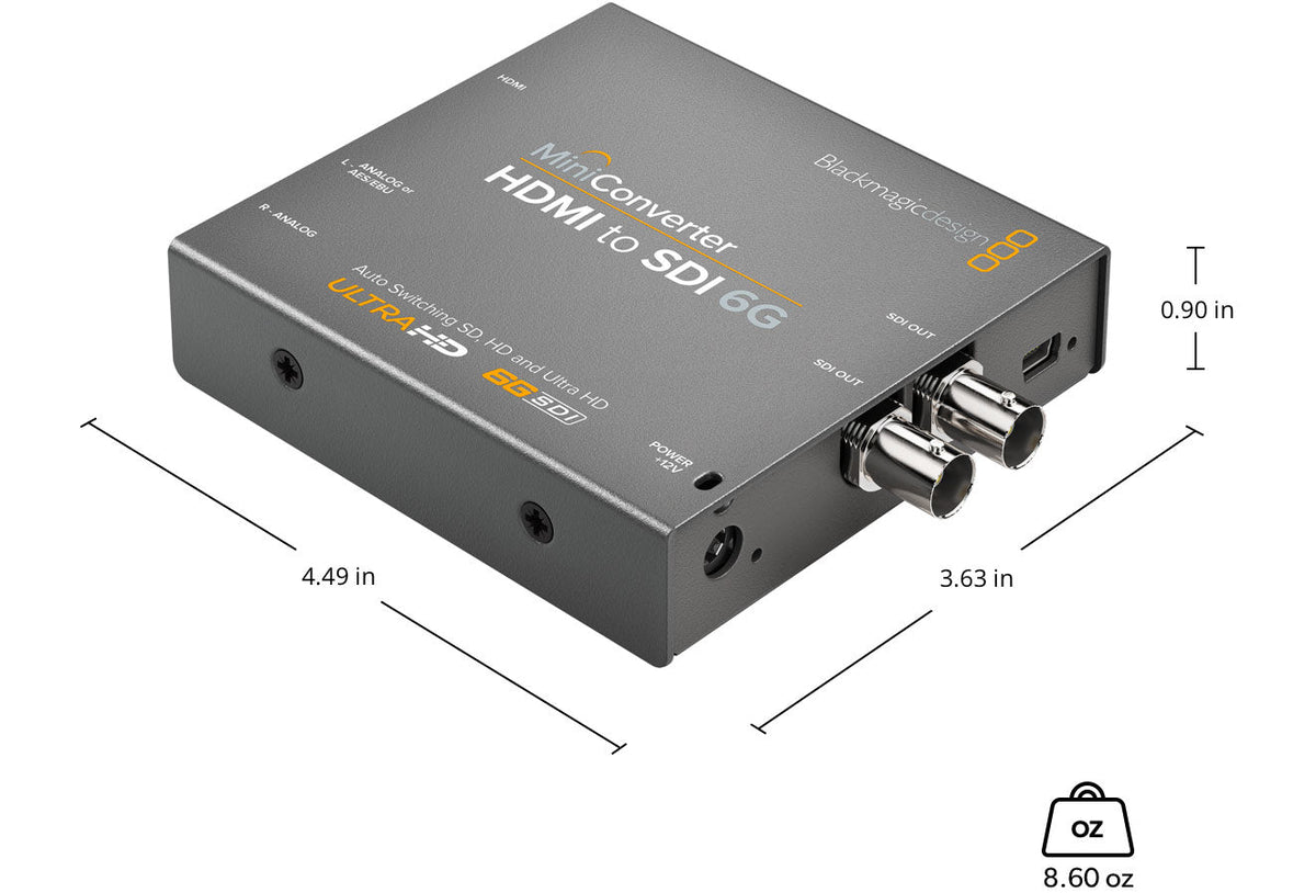 Blackmagic Design Mini Converter - HDMI to SDI 6G