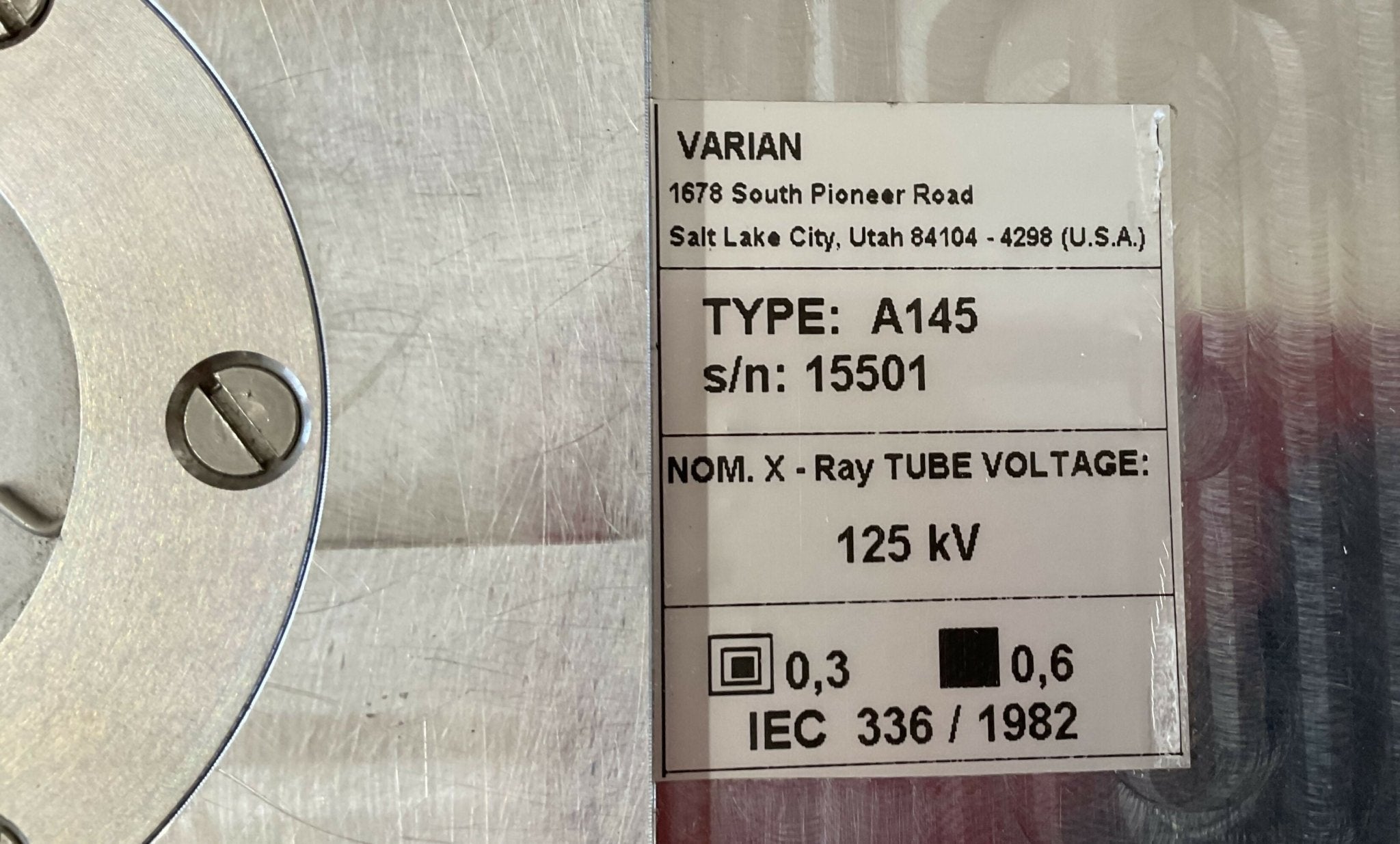 MONOBLOCK X-RAY TUBE A145 (4522 129 05321/10263300) PHILIPS/VARIAN