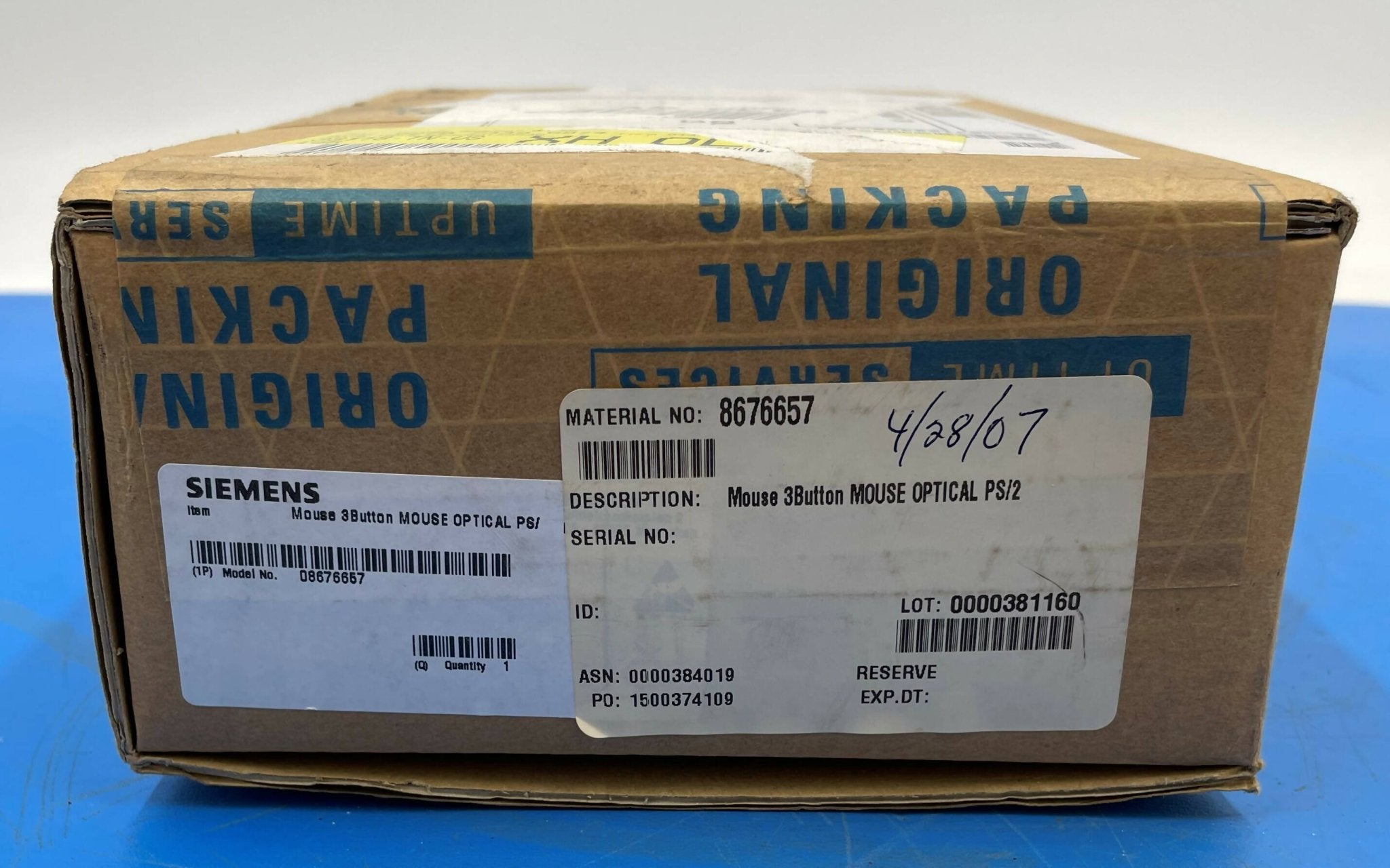 MOUSE 3 BUTTON OPTICAL PS/2 (08676657/8676657) SIEMENS