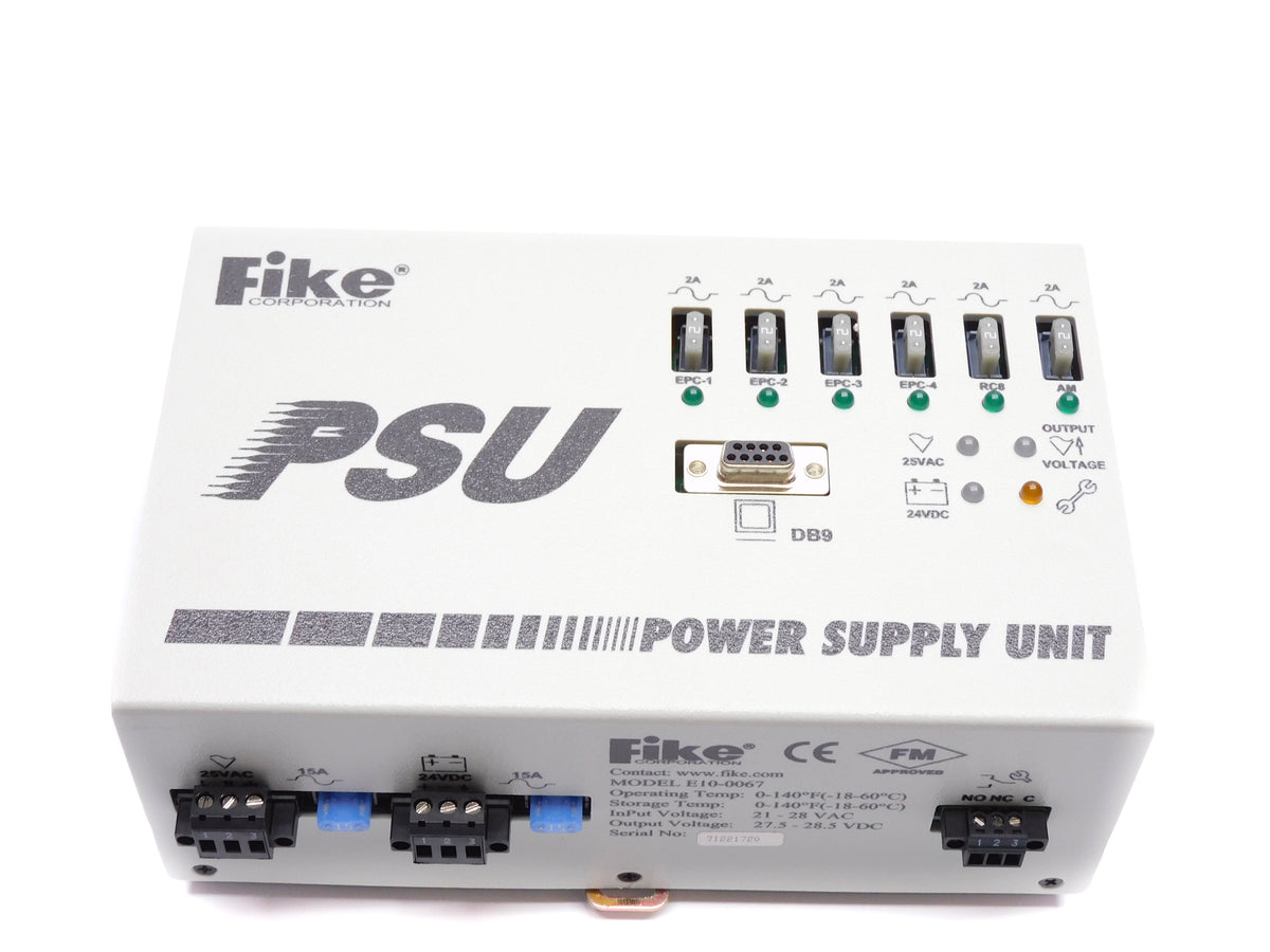 Fike E10-0067 24 VDC 5A Power Supply Unit with LED Status Display
