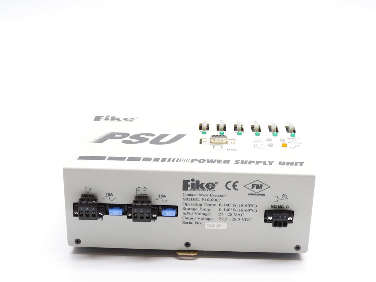 Fike E10-0067 24 VDC 5A Power Supply Unit with LED Status Display