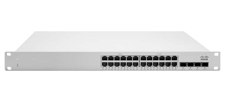 Cisco Meraki MS210-24-HW Refurbished 24-Port 1G Stackable Layer 2 Switch — Unclaimed