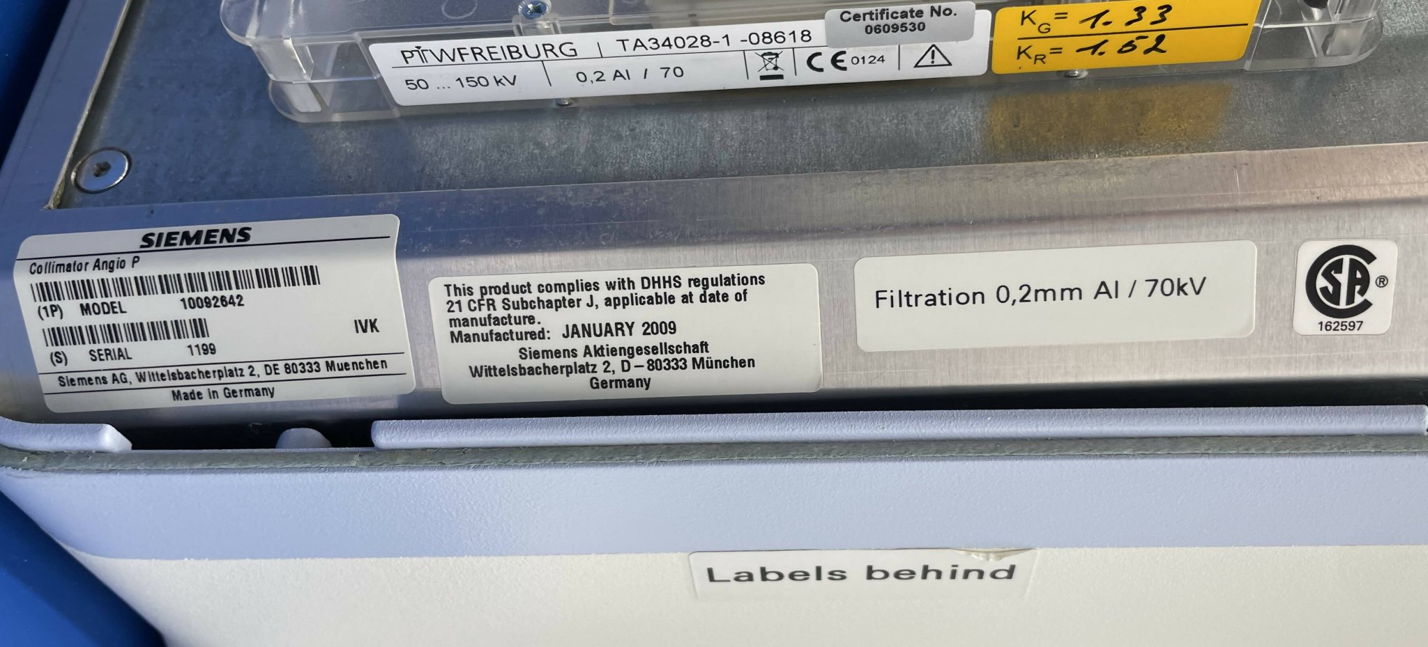 MULTILEAF COLLIMATOR AMC (10092642) SIEMENS