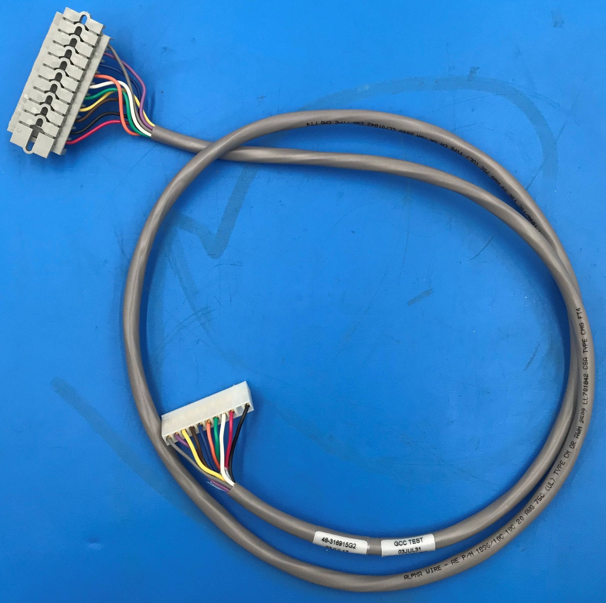 NEW Battery Test Harness Cable (46-316915G2) GE/AMX4