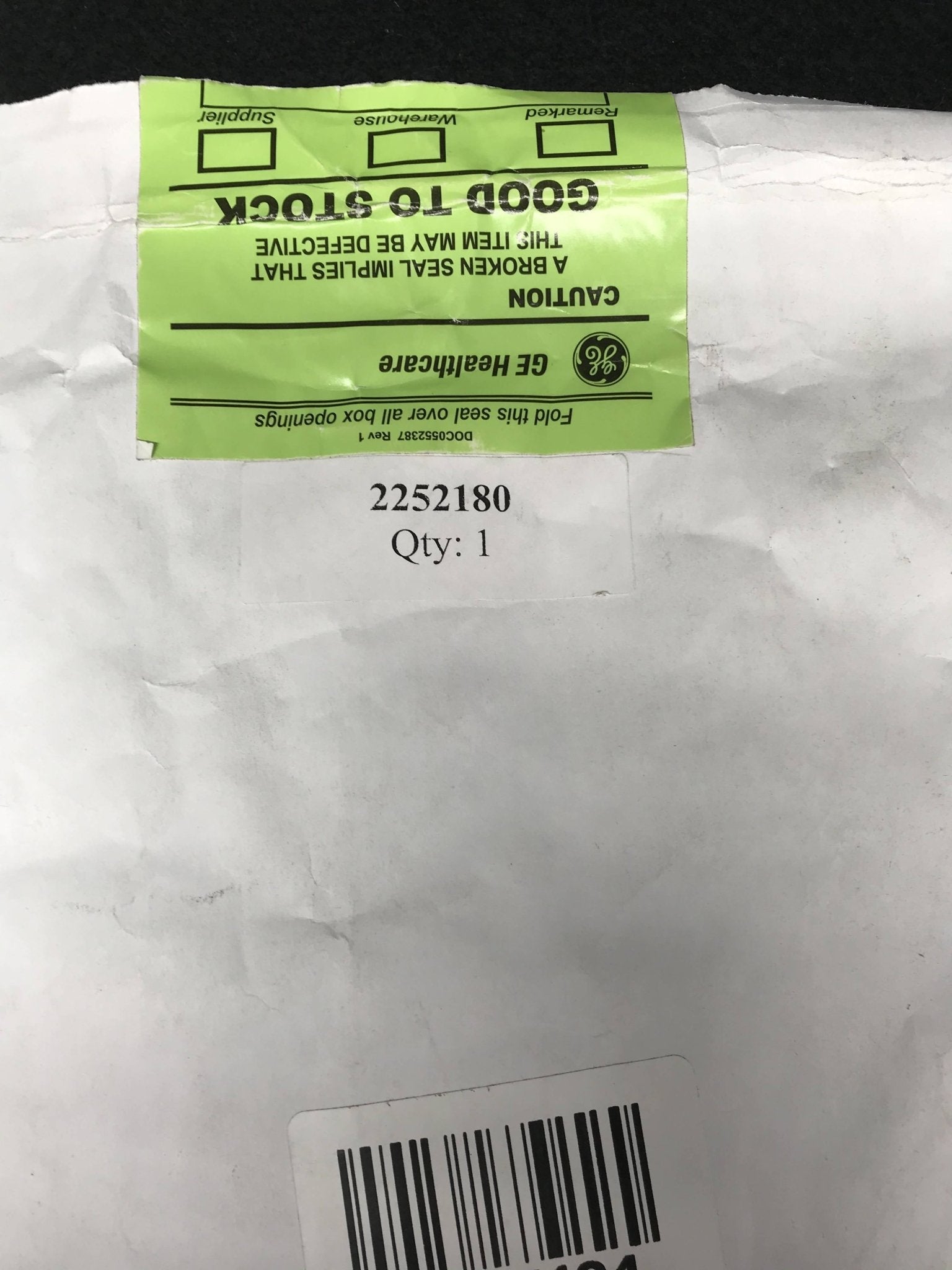 NEW Potentiometer Fiber Optics (2252180) GE