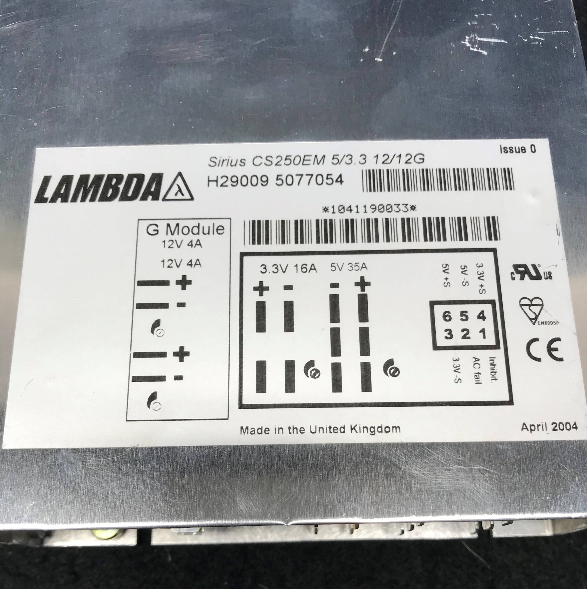 NEW Power Supply CS250EM (5077054)Siemens CT