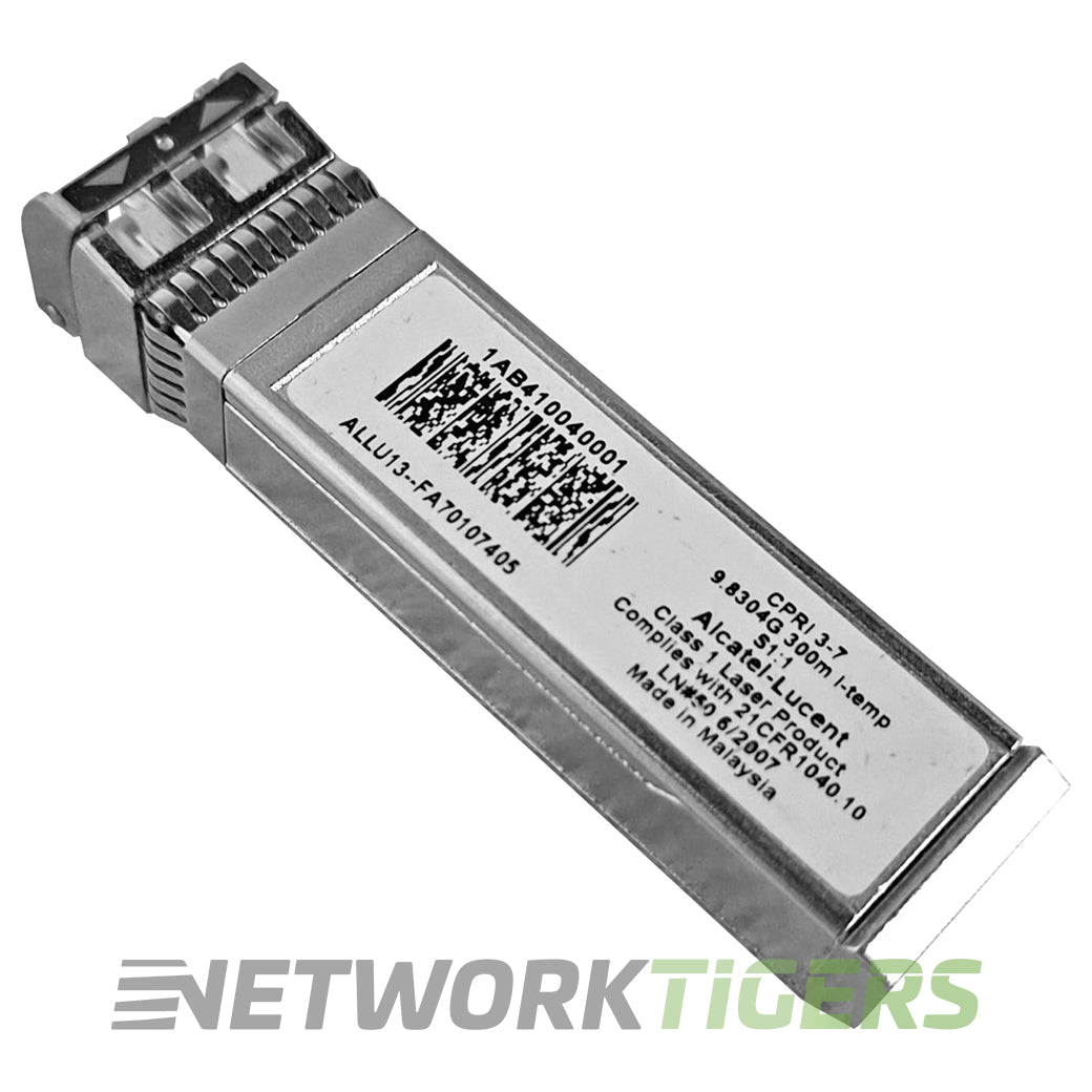Alcatel-Lucent 1AB410040001 10GB BASE-SR 850nm MMF LC SFP+ Transceiver