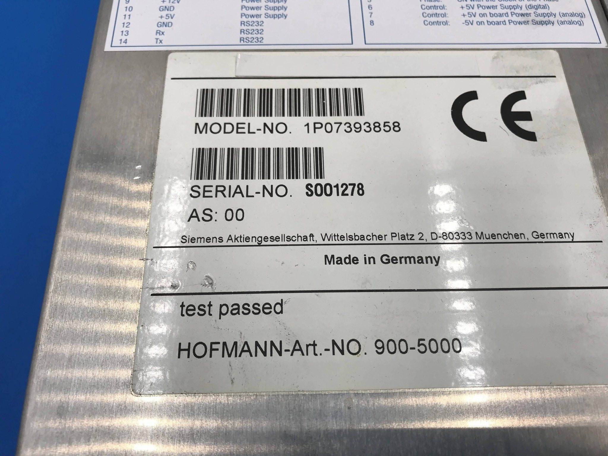 PCB Balancing Unit (07393858/7393858) Siemens