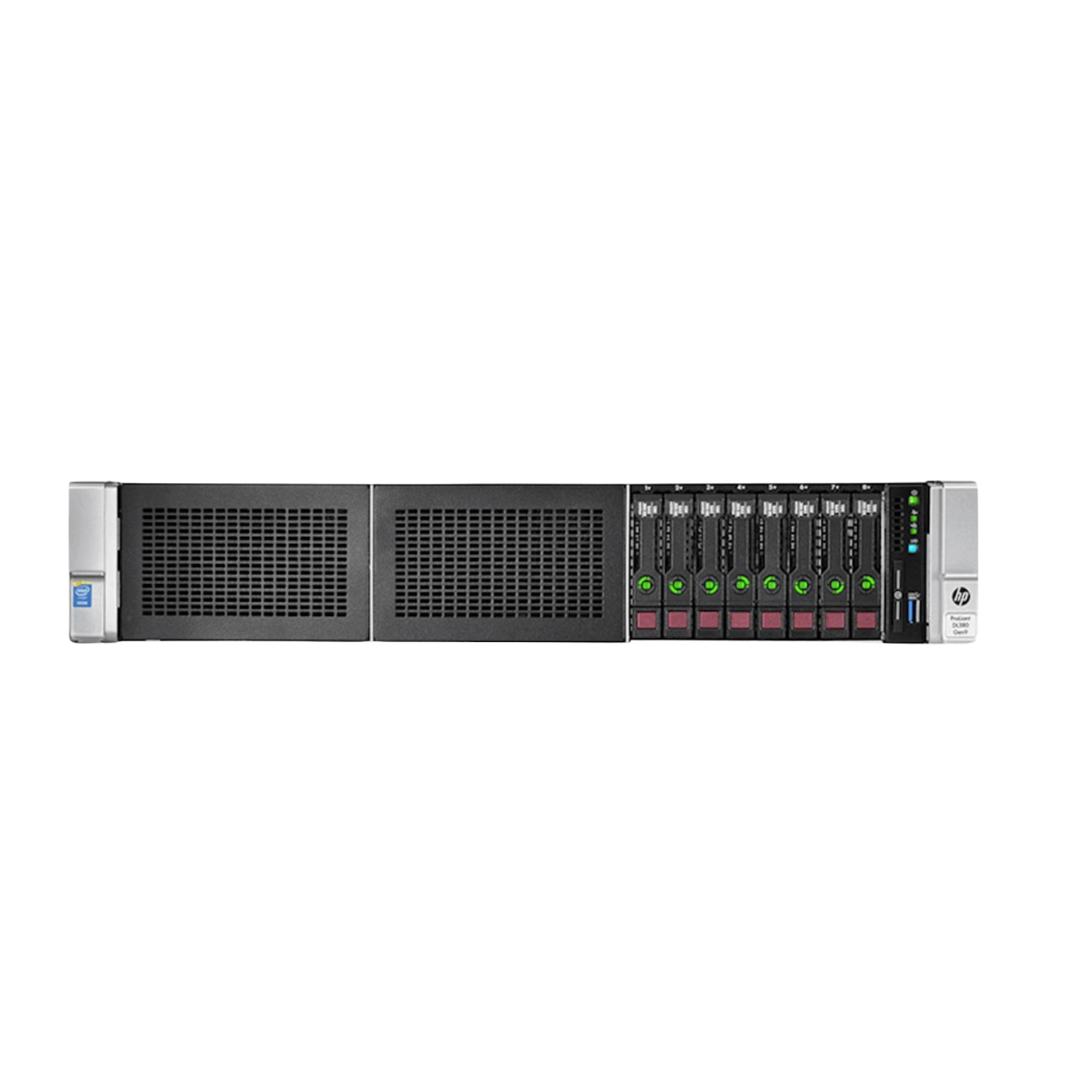 HPE ProLiant DL380 G9 8-bay Server 2x E5-2690 V4 =28 Cores P440 64GB RAM 8x trays